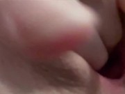 Petite Brunette Gets Massive Creampie 15/16