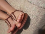 She wants you to test her new flip flops 16/16