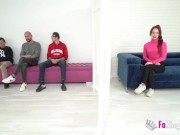 Betty Loop bends the rules just to bang 2 of her porn candidates 4/16