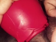 Clit Sucking: Rosey sucking my clit  12/16