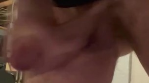 Jerking it to porn