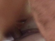 Fucking balls deep with big dick and wet pussy sounds during missionary POV - Latinos Puercos 13/16