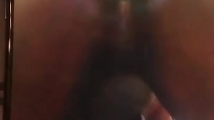 Wankin and jerkin with toy asshole out!!! Watch this massive triple nutt