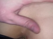 My step cousin with huge tits fucks herself with a rubber dildo on the table 4/16