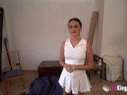 Surprising an inexperienced teen with a BIG DICKED GRANDPA 2/16