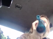 Step mom rolls up in truck 6/16