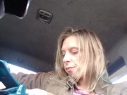 Step mom rolls up in truck 7/16