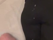 Cum on butt with leggings  16/16