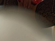 Dripping pussy !!!  The Stepmom touches herself quickly, she absolutely had to come .. Shely81 14/16