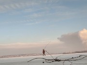 End of the day. Winter walk 6/16