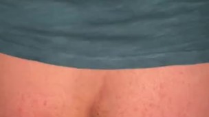 Guy fucking dildo up the ass