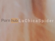 El sorprendente AdmiSpider se coge a LaChicaSpider y ella se traga el semen 11/16