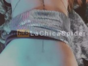 El sorprendente AdmiSpider se coge a LaChicaSpider y ella se traga el semen 13/16