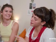 Lesbian Babes Play a Sexy Card Game 11/16