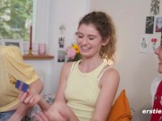 Lesbian Babes Play a Sexy Card Game 9/16