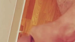 Cumming in the basement bathroom bc he fucked up