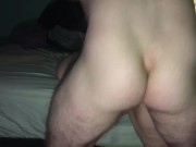 BBW BENT OVER THE BED - She let me finish in her mouth  4/16