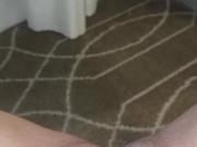 Naughty pisser soaks carpet and drapes 1/16