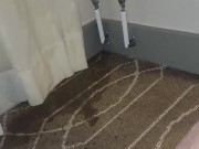 Naughty pisser soaks carpet and drapes 10/16