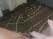 Naughty pisser soaks carpet and drapes 14/16