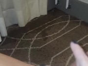 Naughty pisser soaks carpet and drapes 16/16