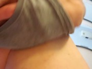 Grey Cotton Panty Squirt 6/16