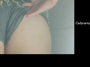 Walking in short shorts butt teasing!  16/16