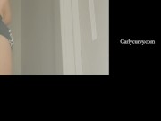 Walking in short shorts butt teasing!  8/16