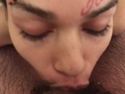 POV Chyna Whyte sucks dick in the shower 6/16