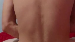 Twink boy jerking around 
