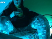 horny cougar seduce guys in hookah place night club 1/16