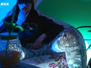 horny cougar seduce guys in hookah place night club 15/16