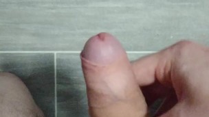British Teen Boy Struggles To Get Hard Before Shooting His Load