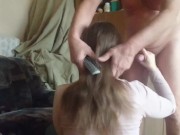 Cum on hair 3/16