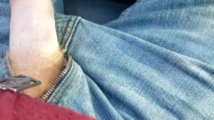 Dick out while ordering breakfast 