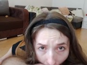 Fucking after work, with dirty talk.  Cool ass with tight pussy. Sloppy blowjob 3/16