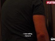 BUMSBESUCH - Big Ass Porn Star Makes Her Biggest Fan A Happy Man - LETSDOEIT 2/16