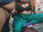 indian Stepsister Watching Porn Caught By Her Stepbrother Fucked in All Holes clear hindi voice 9/16