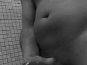 CumShot!! Strokin My SexXy Black Cock in Black nWhite #RateMySexXyBBC #DickPicArtist #BBCSexTrainer 11/16