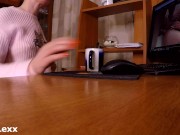 slut office secretary came to work without panties. 9/16