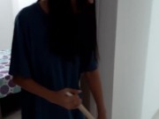 while my employee works I control her vagina