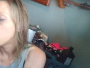 Getting dressed and hitting my bong 14/16