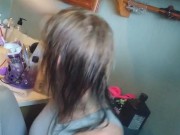 Getting dressed and hitting my bong 7/16