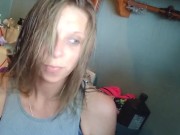 Getting dressed and hitting my bong 8/16