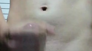 Masturbation with cum filled ending