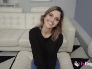 Alice's pussy receives 2 COCKS at her first DOUBLE VAGINAL!! 1/16