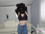 Alice's pussy receives 2 COCKS at her first DOUBLE VAGINAL!! 2/16