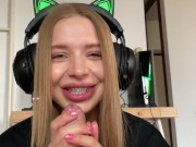 Минет лучшему другу. Лишила девственности этого скромника. Californiababe.