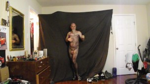 body stockin cock and balls rockin goes with heels like pbj & milk, like beer & pizza like tounge &