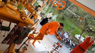 PUBLIC Up Dress NO PANTIES on Exotic Streets of an Exotic Town